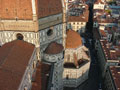 Вид на Дуомо с колокольни Джотто