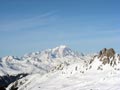 Dent de Burgin и Mont Blanc