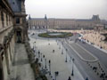 Вид из окна Лувра на дворцовую площадь