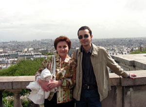 С мамой на Монмартре